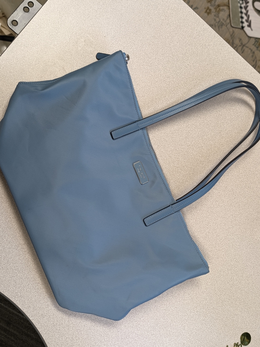 Blue Tote Bag by Kate Spade - Classic Everyday Shoulder Bag